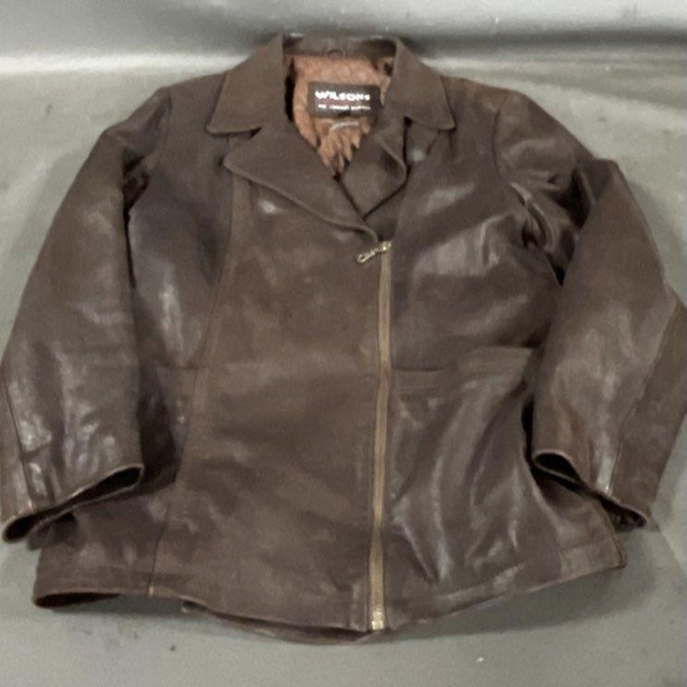 Wilsons Leather Dark Brown Jacket Medium